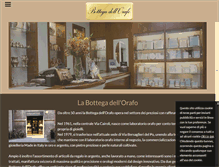 Tablet Screenshot of gioielleriabottegadellorafo.com
